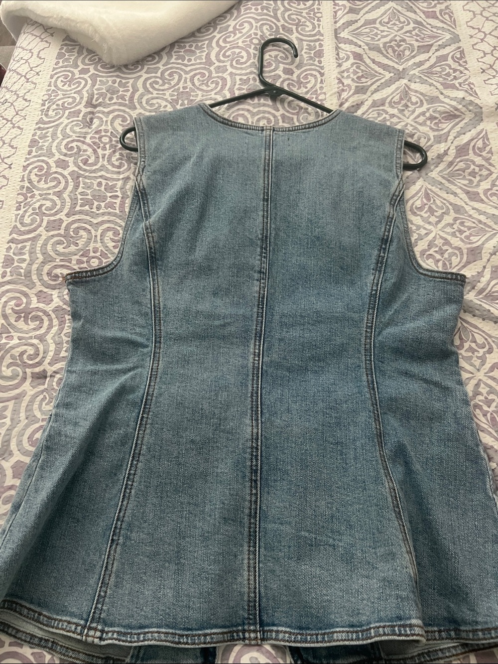 Blank NYC Light Blue Denim Vest - Picture 4 of 4